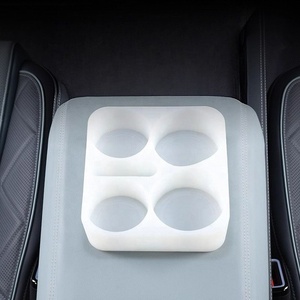 Posavasos de Silicona Personalizado para BYD Fang Cheng <span class=keywords><strong>Bao</strong></span> 5, Antideslizante, Antiderrames, Accesorios para Automóviles, Diseño de Leopardo, Fácil de Limpiar - Product Image 5