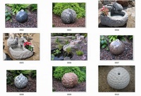 Fuentes de agua de piedra para lavabo de jardín