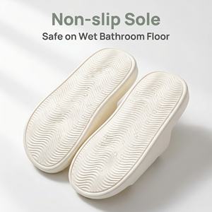 Zapatillas UNISEX de Material EVA Reciclable, Antideslizantes, Acolchadas, Transpirables e Impermeables para Baño, Interior/Exterior - Product Image 5