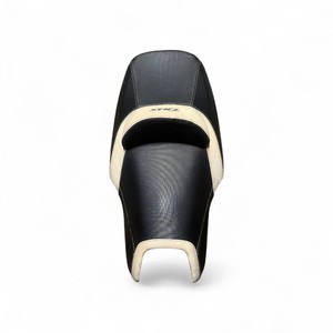 Sella Compatibile Yamaha per TMAX 500 2008-2011 Nera/Bianca Usata in Schiuma Plastica e Pelle - Product Image 1