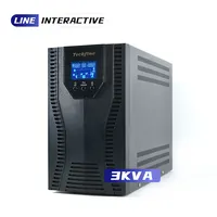 Techfine 3KVA مصدر طاقة مستمر متصل خط التفاعلية 3KVA للكمبيوتر