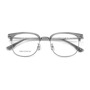 Gafas de Sol Rectangulares de Aleación para Hombre Danyang 71040, Montura Completa, Lentes Acrílicas Anti-UV, Diseño Cuadrilateral - Product Image 1