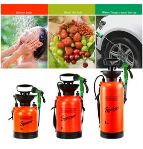 Capacité de 3L Vente d'usine Douche pour le <span class=keywords><strong>camping</strong></span> avec 7 modes de pulvérisation Bouteille de <span class=keywords><strong>bain</strong></span> extérieure pour animaux de compagnie avec pommeau de douche et tuyau amovible - Product Image 2