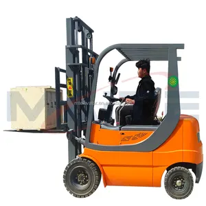 High quality 1 ton 2 ton 3 ton electric forklift Lift Height 3m lithium battery solid tire Warehouse Indoor trucks forklift