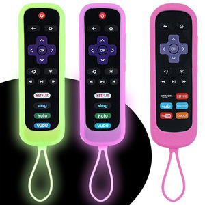 Thickened, Anti-Drop Luminous Colorful Protective <b>Case</b> Suitable For Cat Ear Strap TV Remote Control <b>Switch</b> - Product Image 5
