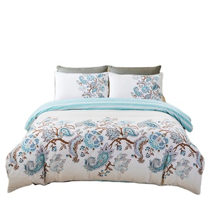 Nhà Máy Trực Tiếp Cung Cấp 100% Cotton Không Khí-Thấm Sang Trọng <span class=keywords><strong>Comforter</strong></span> Bộ Chăn Bìa Bộ Đồ Giường Đặt - Product Image 1
