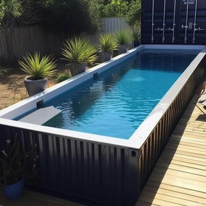 Piscina de contenedores de alta calidad de la mejor oferta Piscinas al aire libre de 40 pies/20 pies/10 pies - Product Image 1