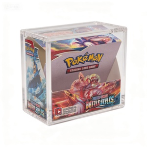 กล่องอะคริลิคกันรังสียูวีสำหรับใส่การ์ด TCG แบบสั่งทำจากโรงงาน พร้อมฝาปิดแม่เหล็ก - Product Image 4