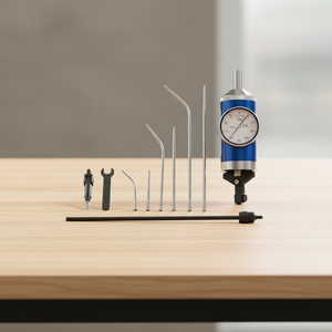 TEBAK 0-3mm Precisão Industrial: Mesa de Posicionamento com Alavanca de Centramento e Relógio Comparador - Product Image 1