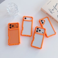 Coque de téléphone antichoc robuste 2-en-1 avec coque transparente détachable et pare-chocs renforcé avec bouchon anti-poussière pour iPhone 15 16 17 Pro Max Plus