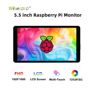 Wisecoco - Módulo de Pantalla LCD TFT Táctil Capacitiva IPS FHD de 5,5 Pulgadas y 1920*1080 para <span class=keywords><strong>Raspberry</strong></span> <span class=keywords><strong>Pi</strong></span> 3 <span class=keywords><strong>4</strong></span> - Product Image 2