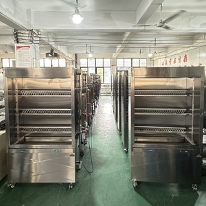 Rôtissoire à <span class=keywords><strong>poulet</strong></span> au gaz de <span class=keywords><strong>style</strong></span> armoire en acier inoxydable commercial CHUANGYU à 6/8 étages, peut rôtir 30 à 40 poulets en une fois - Product Image 6