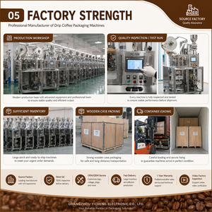 Machine d'emballage automatique pour sachets <span class=keywords><strong>de</strong></span> café <span class=keywords><strong>à</strong></span> oreilles suspendues avec remplissage et scellage ultrasonique - Product Image 3