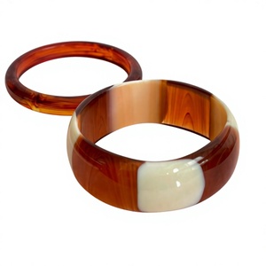 Trendy High Quality Geometric Resin Acrylic <b>Bangle</b> <b>Bracelets</b> Handmade With Yellow Black Stripe Classic Unisex <b>Bracelets</b> Woman - Product Image 2