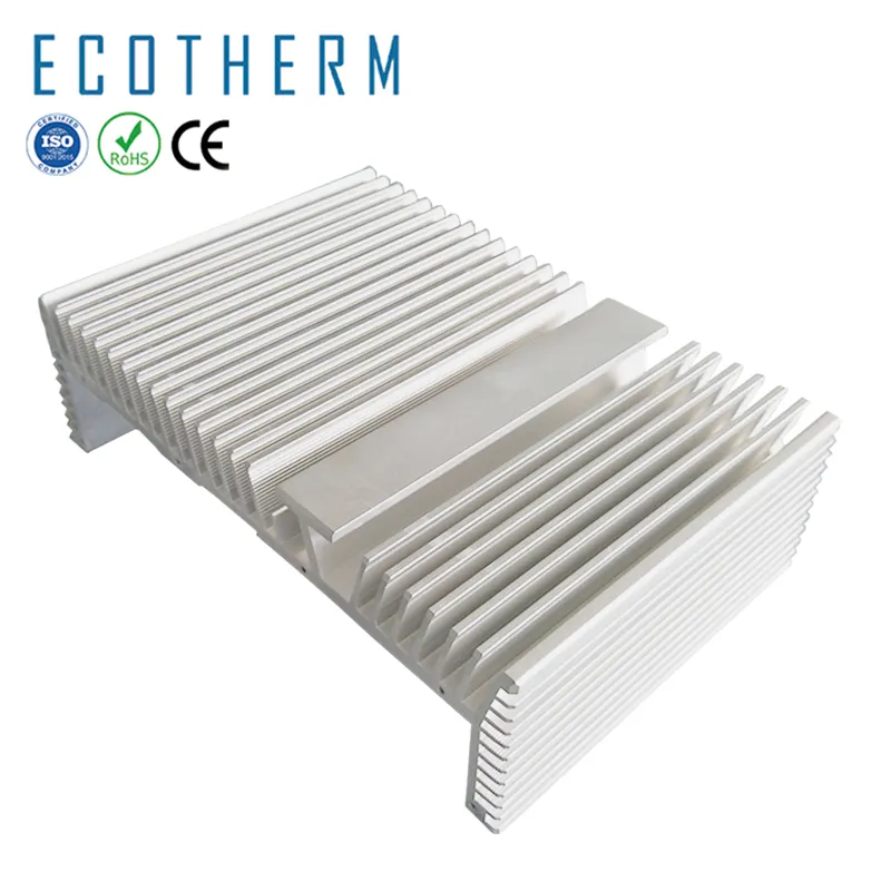 Custom extruded AL6063 aluminum amplifier heatsink flexible