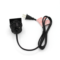 Prise de table BAYU USA/Canada avec double port USB, chargeur ignifuge en PC, câble de 1,5 m, 100-240 V, mise à la terre standard pour la maison, le bureau, le canapé