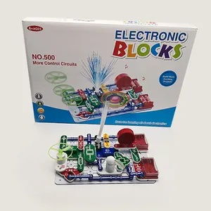 Enfants jouets Structures | Brique & Électronique Kit D'exploration Sur 56 Tige et Brique Projets Polychrome Projet Manuel 2088 Pièces