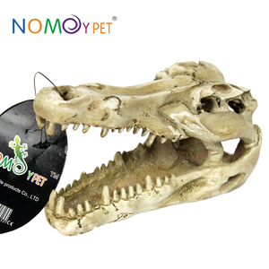 NOMOY PET Großhandel Harz Handwerk Terrarium Dekoration Landschaft künstliche Dinosaurier Schädel NS-60 - Product Image 2