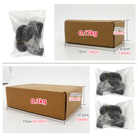 D5122 Perlengkapan Berburu Luar Ruangan Hitam Set Peralatan Pohon Perlengkapan Hutan Tali Webbing Rak Berkemah Pengait Perlengkapan Plastik