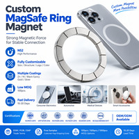 Anneau magnétique d'alignement personnalisé en néodyme pour rechargement sans fil, compatible avec coques transparentes, portefeuilles et batteries externes – Fourniture OEM