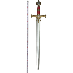 Épée Sacrée Médiévale de Chevalier Templier avec Garde-Crosse Dorée en Mousse, Jouet pour Enfants, Accessoire de Cosplay pour les 14 ans et plus - Product Image 6
