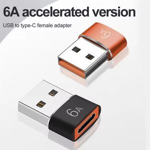 6A tipo C hembra a USB A macho <span class=keywords><strong>OTG</strong></span> adaptador USB C <span class=keywords><strong>OTG</strong></span> Convertidor para Macbook para Xiaomi para Samsung Oneplus adaptador de conector de <span class=keywords><strong>Cable</strong></span> - Product Image 2