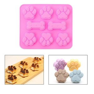 Homesun Silicone Gâteau Moule Pet Paw Bone Treat <span class=keywords><strong>Chien</strong></span> Bonbons Chocolat Moule Pan Dog-lovers Cookie Cutter - Product Image 2
