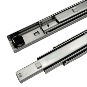 Cajón de cocina de montaje de bayoneta de alta resistencia de 53mm, cajón deslizante negro, cajón de bolsillo, <span class=keywords><strong>rieles</strong></span> deslizantes - Product Image 2