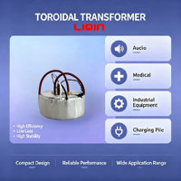 Transformateur toroïdal personnalisable 1000W 1000VA, entrée 380V/220V, sortie 12/24/36/48V/110V pour la gestion de l'alimentation des systèmes de contrôle industriel