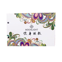 Pochoirs de tatouage temporaires en PVC personnalisés Moonlight T2, motifs de tatouage faciles à réaliser, pochoirs d'aérographe creux, design de tatouage scintillant temporaire