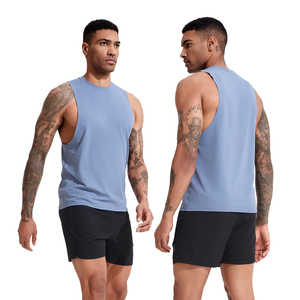 <span class=keywords><strong>Canotte</strong></span> Sportive da <span class=keywords><strong>Uomo</strong></span> Senza Maniche, Estive, Aderenti, Elastiche, Traspiranti, ad Asciugatura Rapida, per Fitness, Palestra e Corsa - Product Image 1