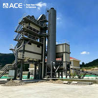 Centrale d'asphalte discontinuée à haute efficacité ACE Group ALB1200-100t/h - Importée (Moteur/Pompe) Contrôlée par PLC pour Projets Routiers Nationaux
