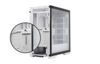 Boîtier d'ordinateur de jeu PC Gamer en alliage d'aluminium EATX avec verre trempé, tour complète, logo personnalisable et gestion des câbles