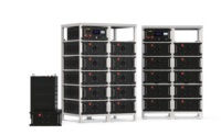 Rak modul baterai tegangan tinggi terpasang lifepo4 baterai 384V 100kwh sistem penyimpanan energi surya