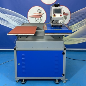 Presse à chaud hydraulique automatique double station 16x24 pouces pour <span class=keywords><strong>sublimation</strong></span> sur panneaux métalliques et t-shirts - Product Image 3