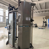 Équipement de fitness professionnel pour salles de sport : Machine à câbles multifonctionnelle à double poulie, Crossover à câbles, Appareil d'entraînement fonctionnel