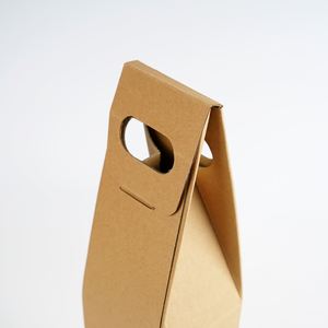 Wholesale Customized Folding Paper Box Kraft Paper Red Wine Box Portable Single or Double <b>Boxes</b> for Packaging - Product Image 3