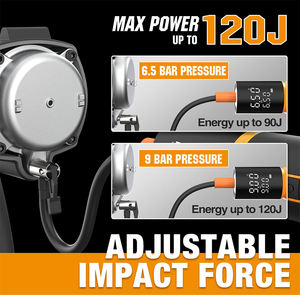 ปืนยิงตะปูไร้สาย 20V แบบไร้แปรงถ่าน พร้อมแรงกระแทกปรับได้ และดีไซน์บำรุงรักษาง่าย - Product Image 2