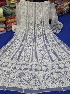 Vente en gros élégant Kurti 2021 | Nouveau Design Allover Chikankari avec broderie de fil lourd | Vêtements pour femmes de créateur à la mode - Product Image 2