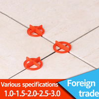 Entretoises rondes pour carrelage réutilisables de 1,5 mm et 2,0 mm pour une installation facile, utilisation extérieure, carrelage de qualité supérieure