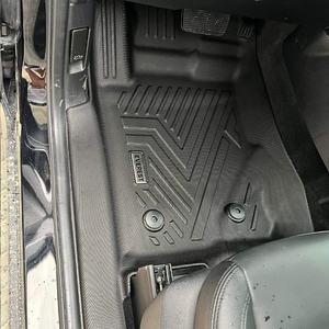 พรมปูพื้นรถยนต์แบบกันน้ำทุกสภาพอากาศ ชุดเต็ม 4 ชิ้น ทำความสะอาดง่าย พรมปูพื้น 5 มิติ สำหรับรถยนต์ฟอร์ด เอเวอร์เรสต์ <span class=keywords><strong>ปี</strong></span> <span class=keywords><strong>2023</strong></span> พร้อมอุปกรณ์เสริม - Product Image 1