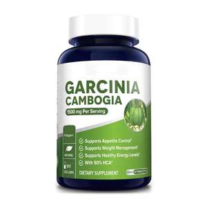 OEM/ODM Marque Privée Capsules de Garcinia Cambogia Naturelles Efficaces à Base de HCA Compléments Alimentaires pour Adultes - Gestion de l'Énergie - Product Image 1