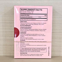 Bandes orales de CoQ10 Ubiquinol à marque privée OEM 60mg à dissolution rapide pour le soutien de la santé cardiaque, saveur mangue