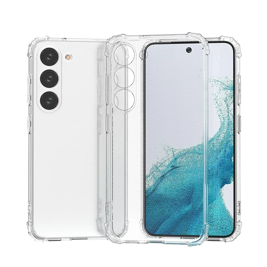 S23 Clear Case, Slim Shock-Absorption Reinforced Corner Soft TPU Bumper Mobile Phone Bag Cover Case For Samsung Galaxy S23 Ultra