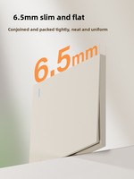 Prise murale encastrée Smart Life 16A à 3 prises, panneau en PC, design ultra-plat, indice IP20, réseau 5/6 pour l'air