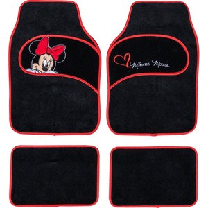 Tappetini per auto in moquette universali con ricamo Minnie - Product Image 1