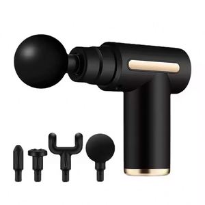 Pistolet de massage sans fil compact pour commandes en gros, moteur sans balais, 4 vitesses, masseur musculaire à percussion pour tissus profonds - Product Image 5