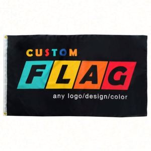 Banderas Personalizadas Coloridas de Poliéster 100D de 3x5 pies, Venta al por Mayor de Fábrica, Colores Vivos, para Uso en Interiores y Exteriores - Product Image 2