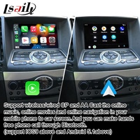 Lsailt واجهة فيديو مشغل سيارة لاسلكي ل Infiniti Q40 G37 G25 Q60 الحل التلقائي أندرويد ، سبوتيفاي ، خريطة جوجل
