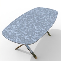 Table à manger de luxe moderne et écologique pour 6 personnes, avec plateau en marbre et pieds en acier carbone de haute qualité, pour appartement et hôtel